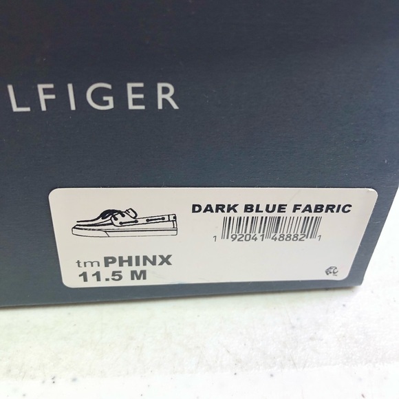 Tommy Hilfiger Phinx Blue Fashion Sneakers Size 11.5 - Picture 8 of 9